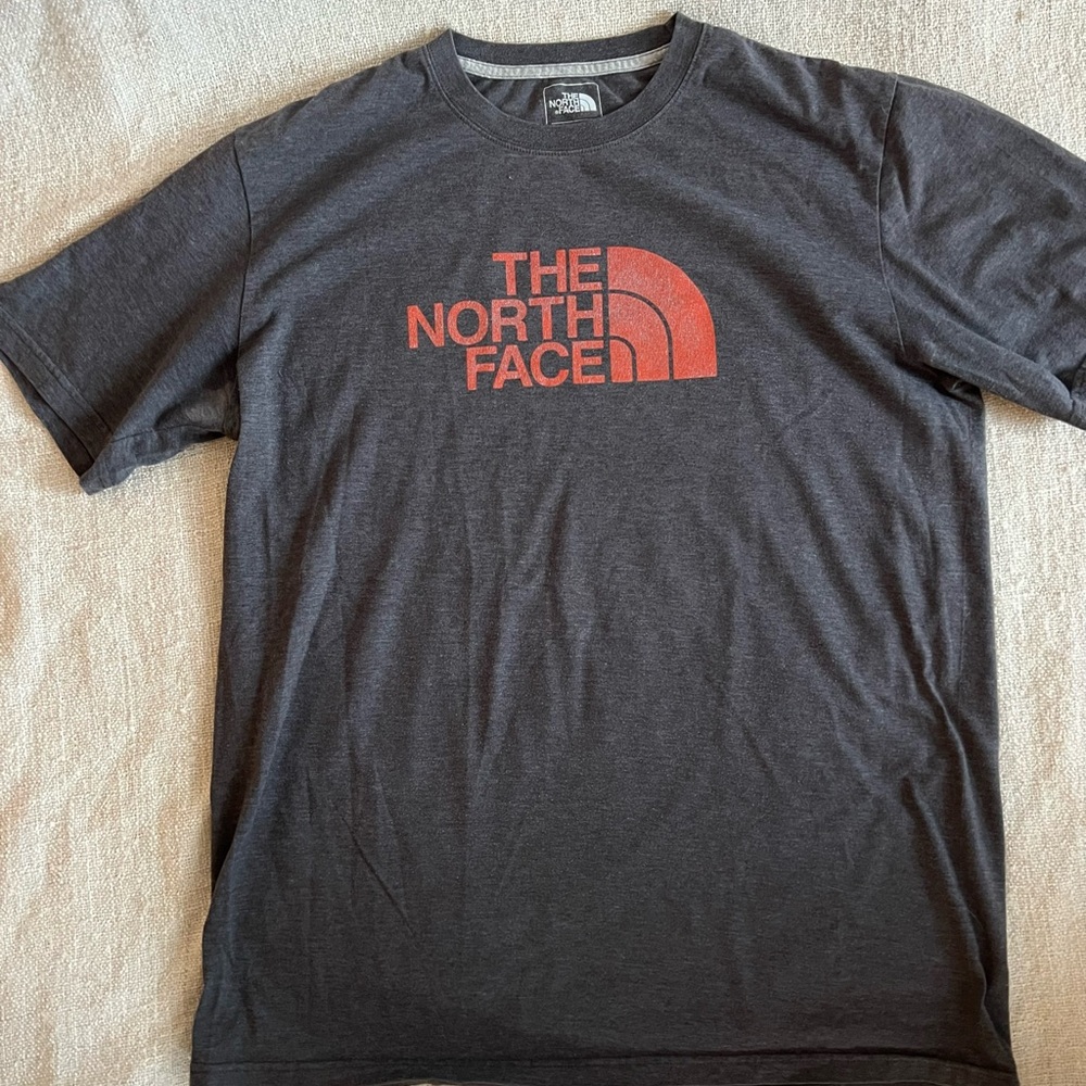 The North Face Men's T-Shirt with Red Logo